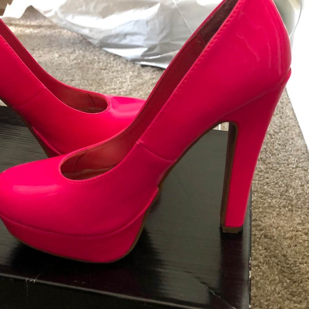 Hot Pink Pumps